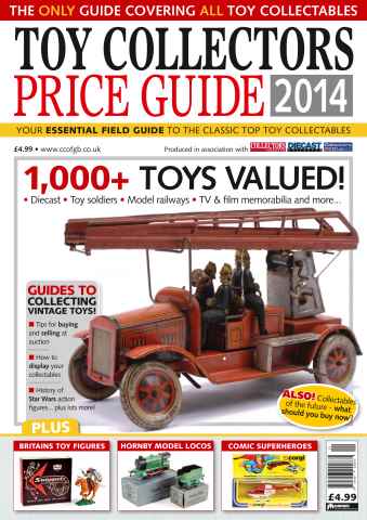 Toy Collectors Price Guide 2014 issue Toy Collectors Price Guide 2014