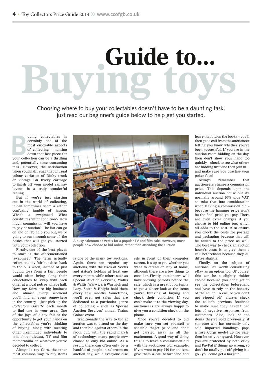 Collectors Gazette Preview Pages