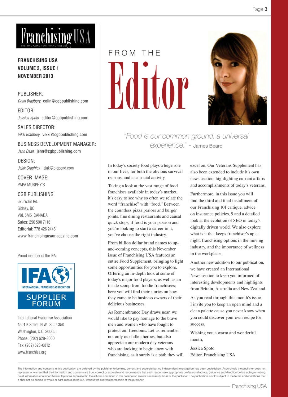 Franchising USA Preview Pages