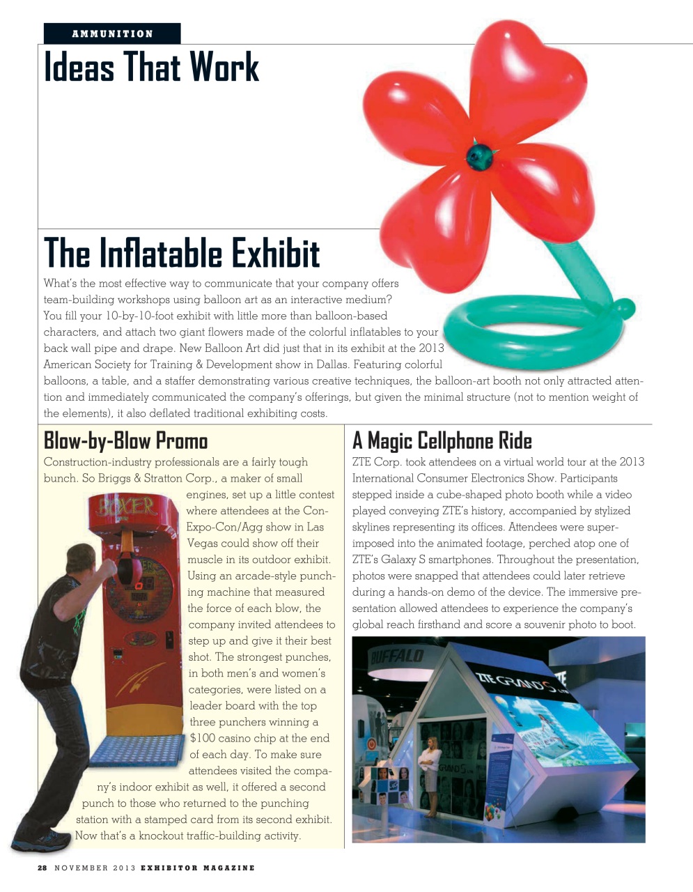 EXHIBITOR Magazine Preview Pages
