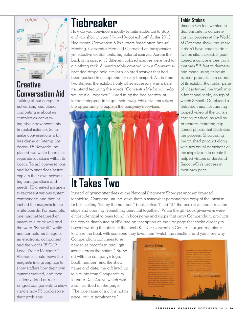 EXHIBITOR Magazine Preview Pages