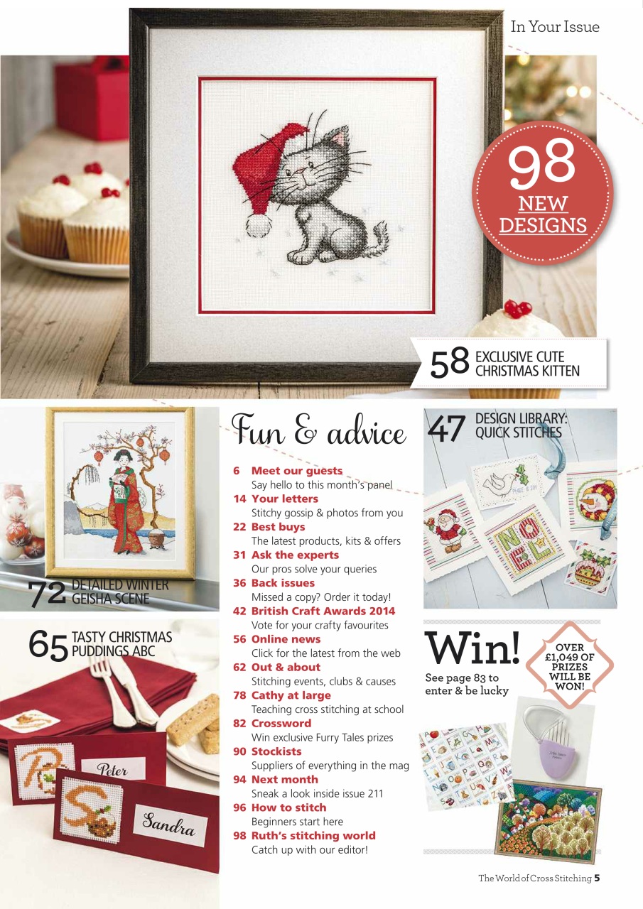 The World of Cross Stitching Preview Pages