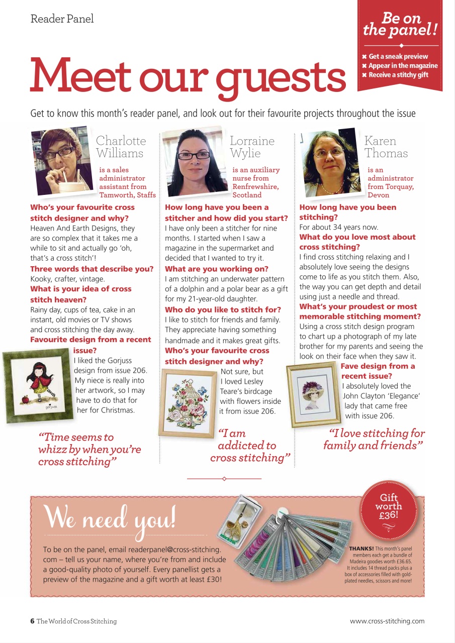 The World of Cross Stitching Preview Pages