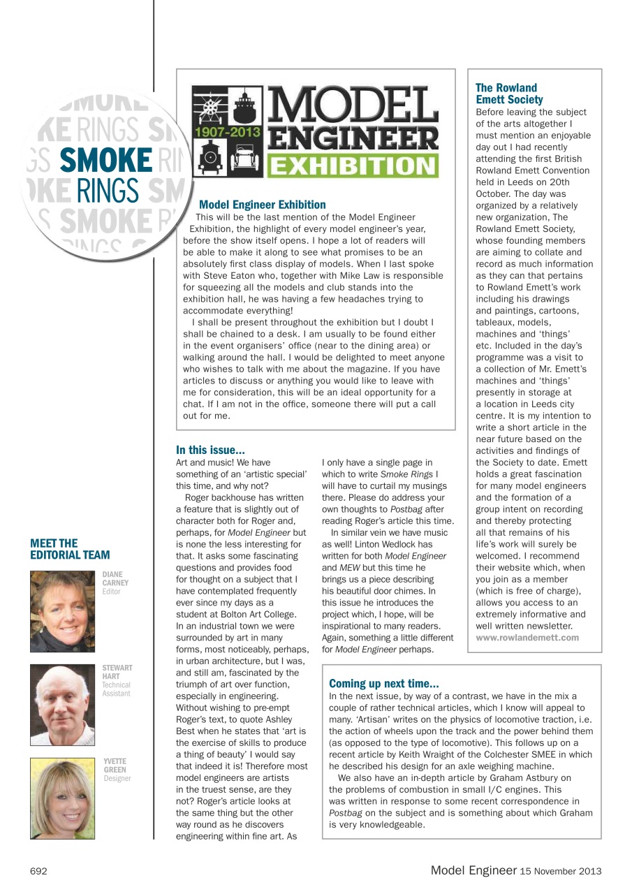 Model Engineer Preview Pages