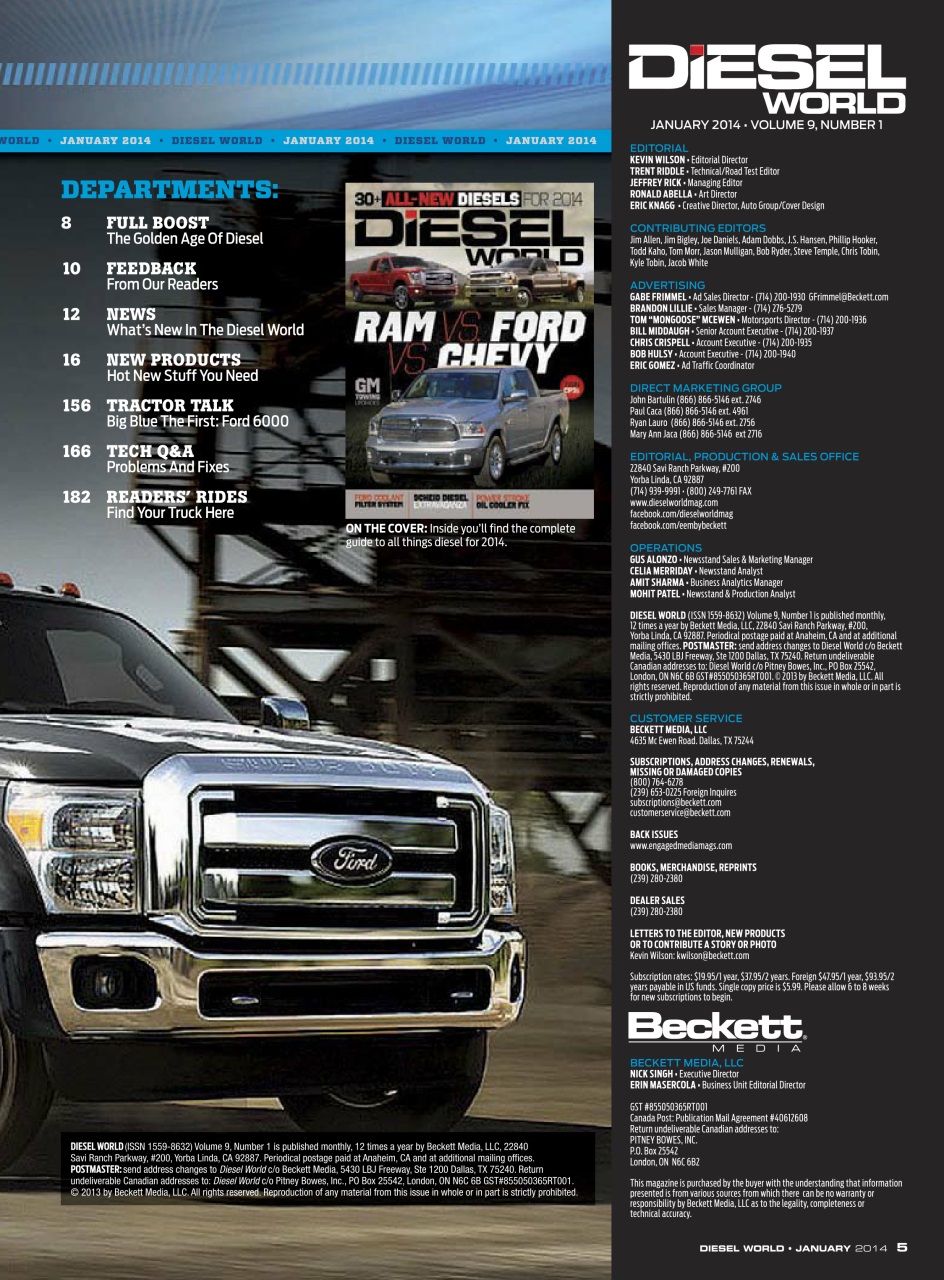 Diesel World Preview Pages