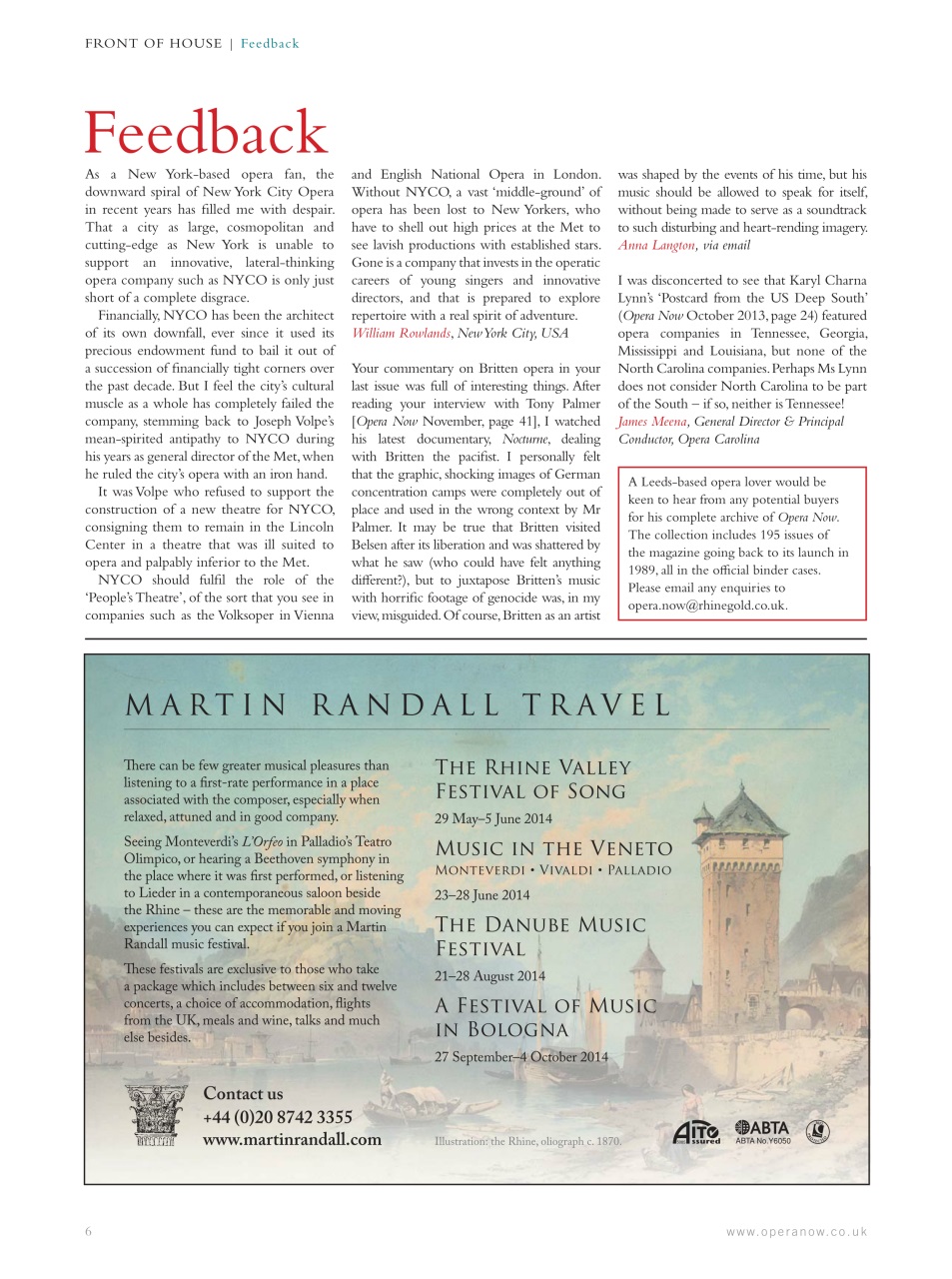 Opera Now Preview Pages