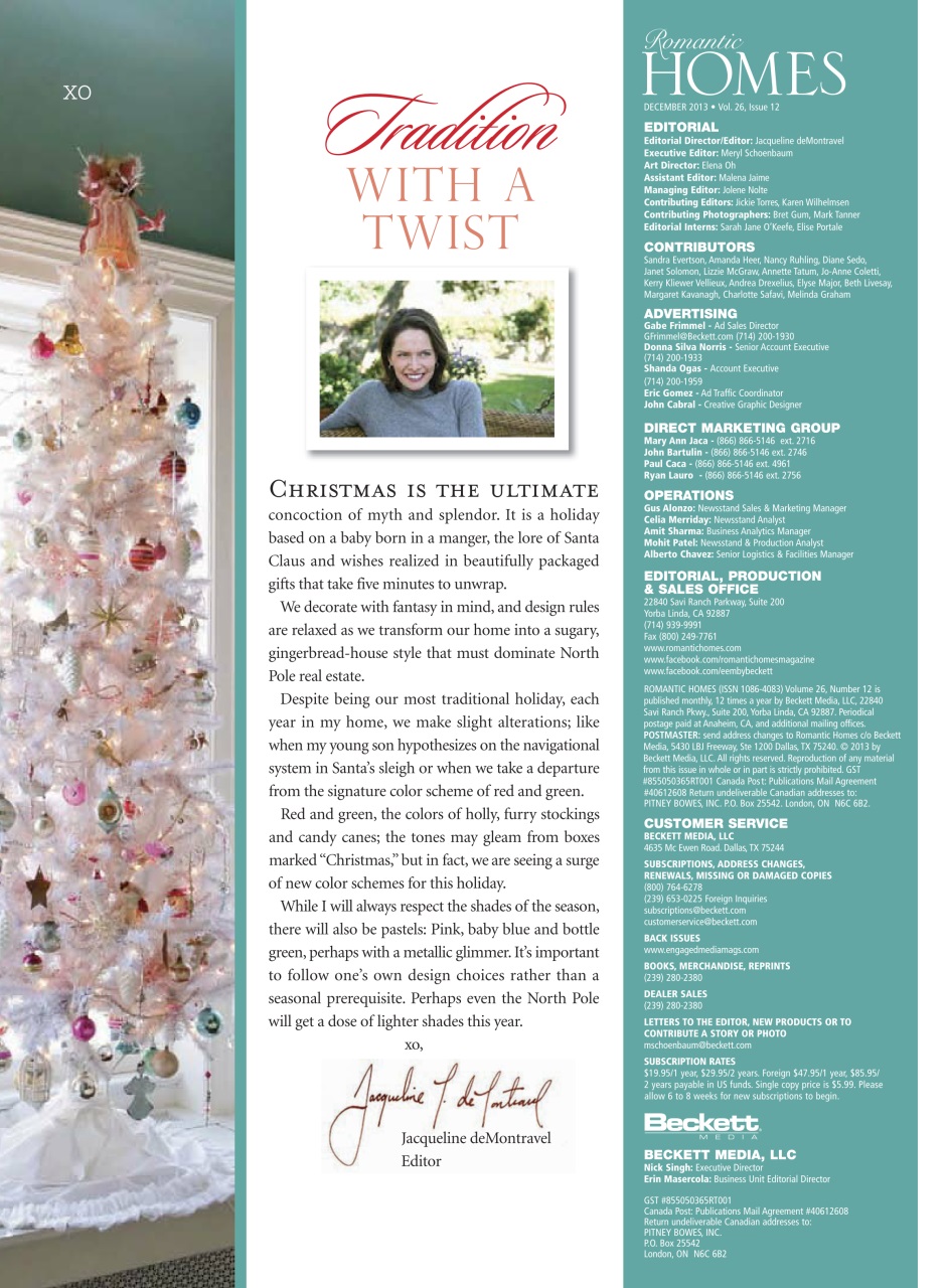 Romantic Homes Preview Pages