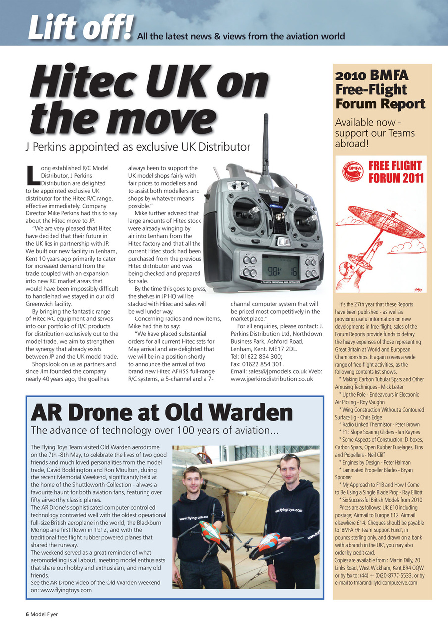 Radio Control Model Flyer Preview Pages