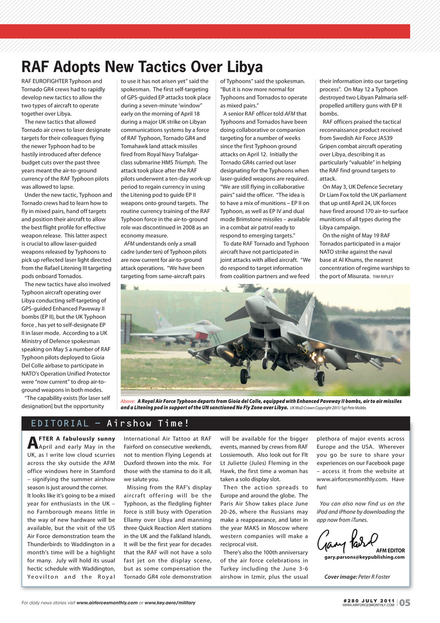 AirForces Monthly Preview Pages