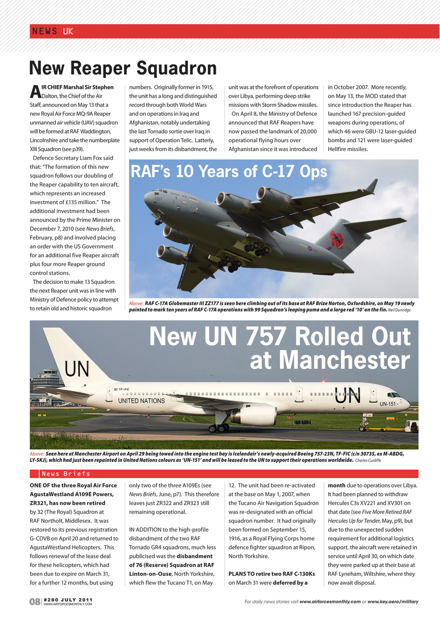 AirForces Monthly Preview Pages