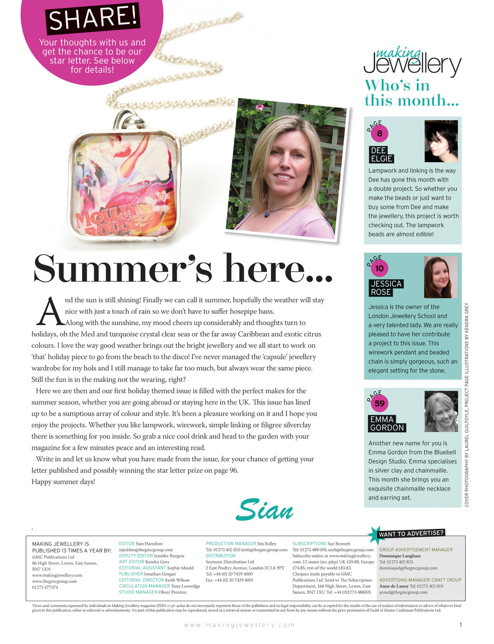 Making Jewellery Preview Pages