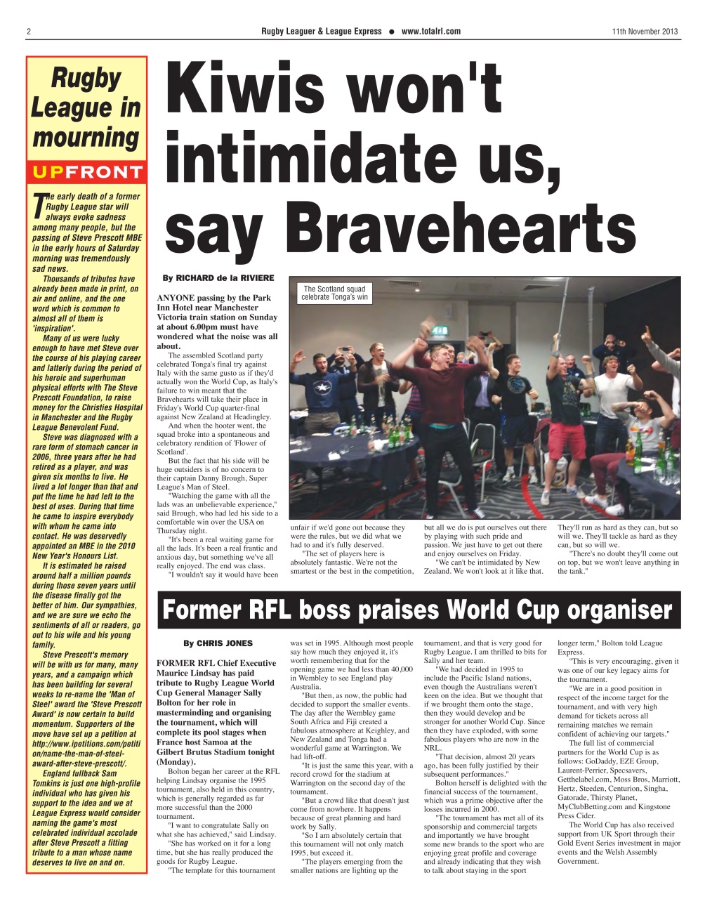 League Express Preview Pages