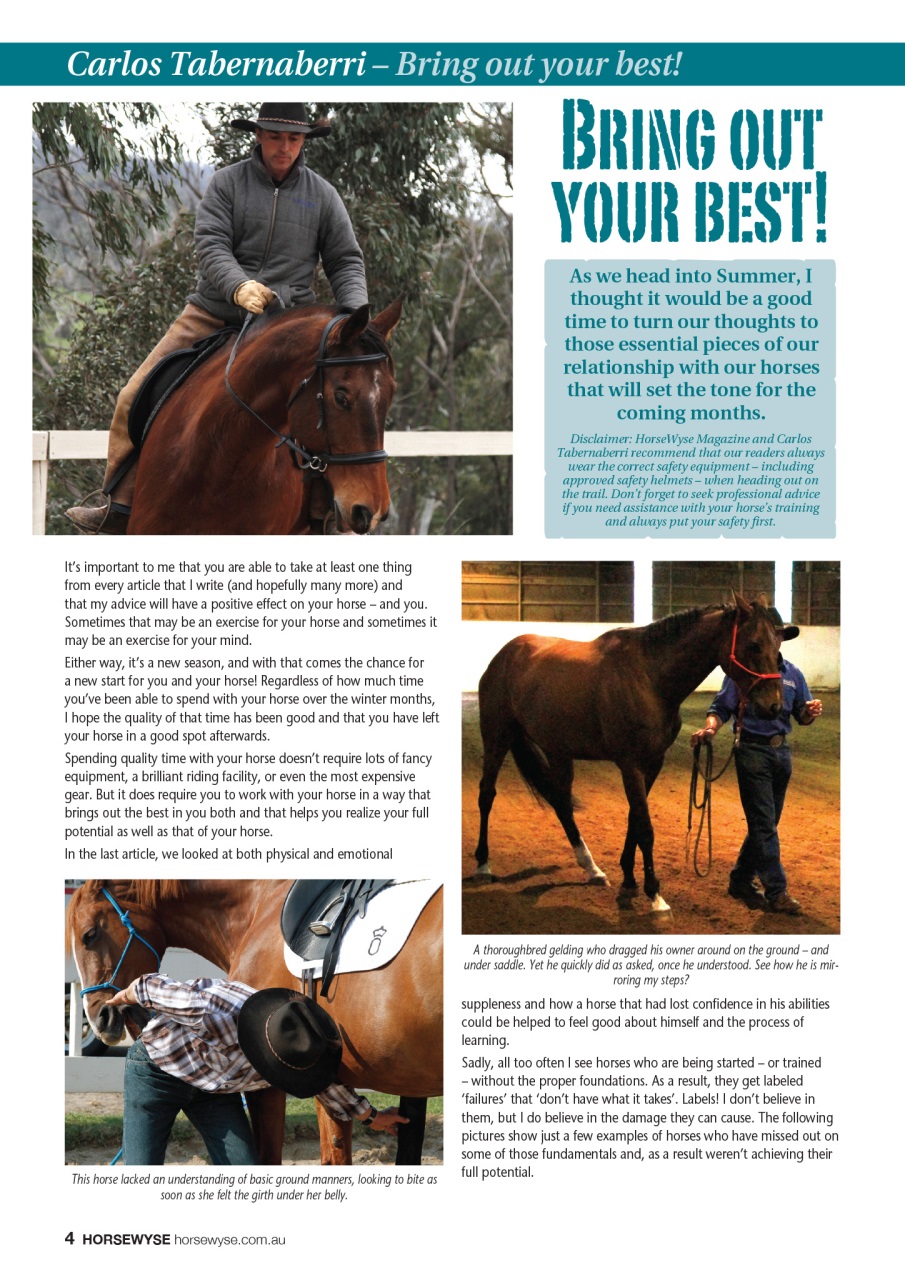HorseWyse Magazine Preview Pages