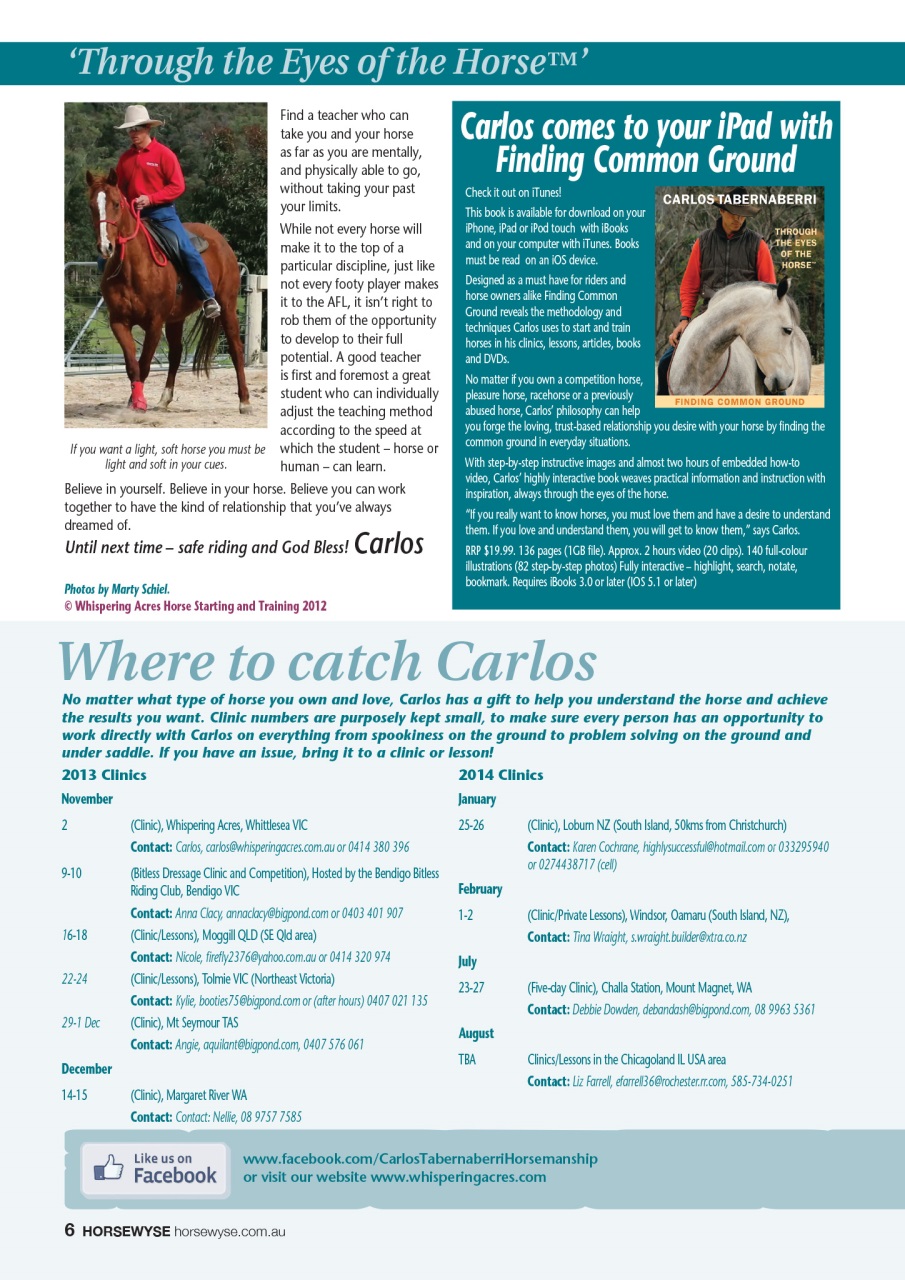 HorseWyse Magazine Preview Pages