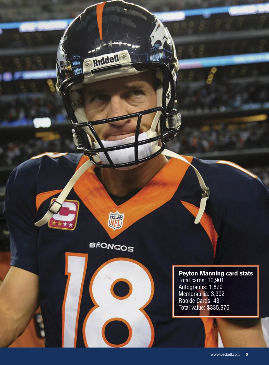 Beckett Football Magazine Preview Pages