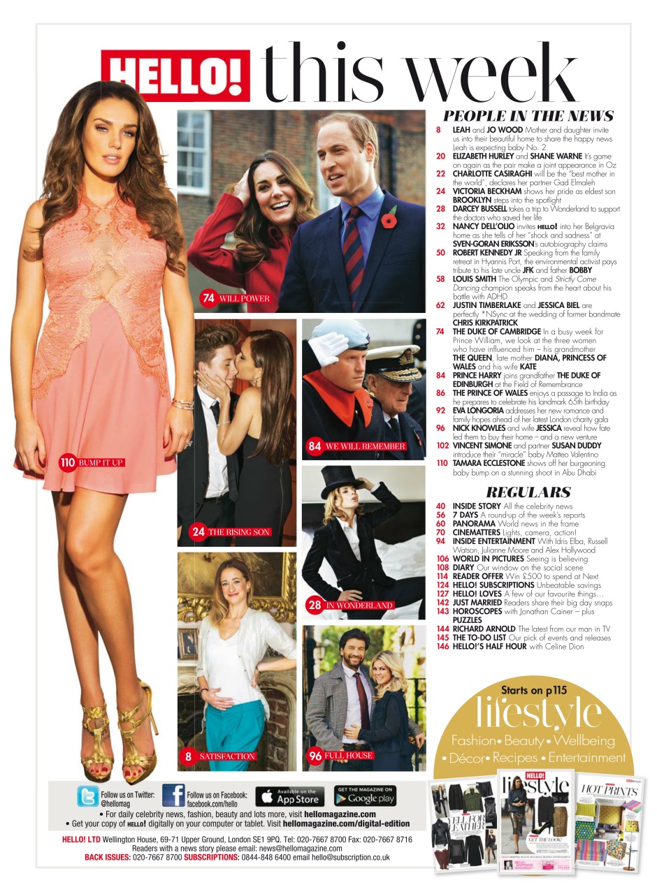 Hello! Magazine Preview Pages