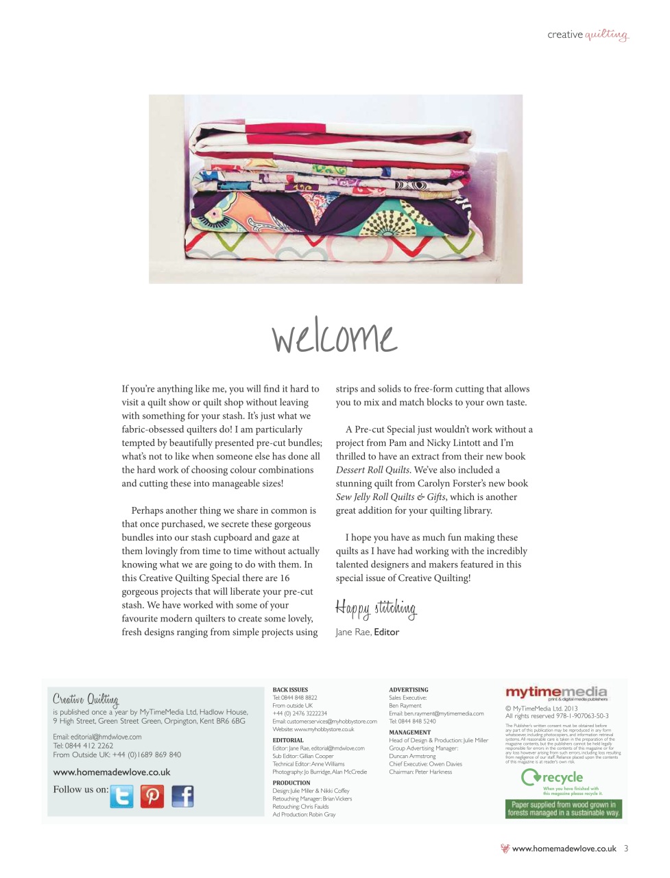 Popular Patchwork Magazine Preview Pages