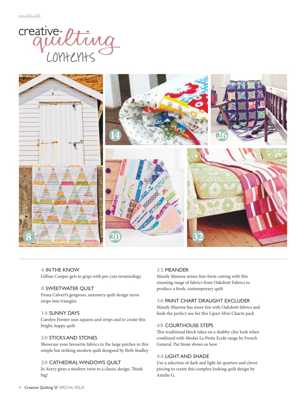 Popular Patchwork Magazine Preview Pages