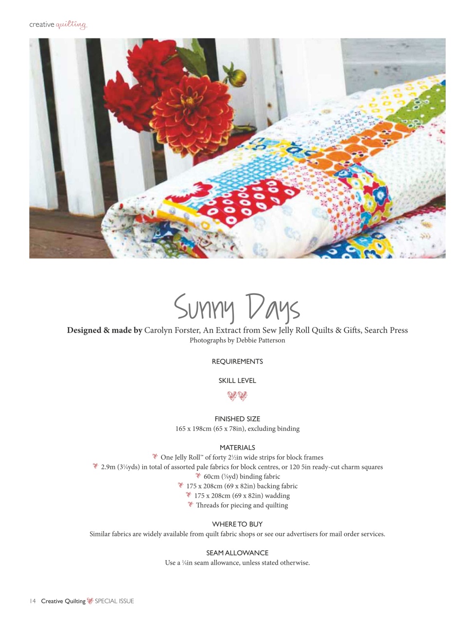 Popular Patchwork Magazine Preview Pages