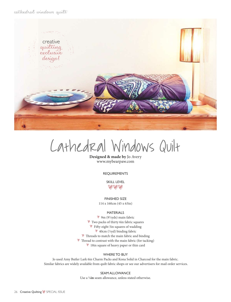 Popular Patchwork Magazine Preview Pages