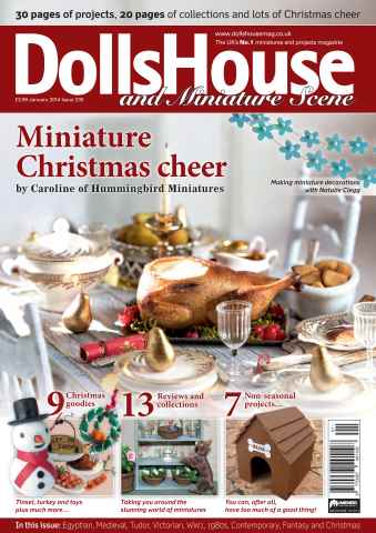 Dolls House and Miniature Scene issue DHMS Jan 2014 (Iss 235)