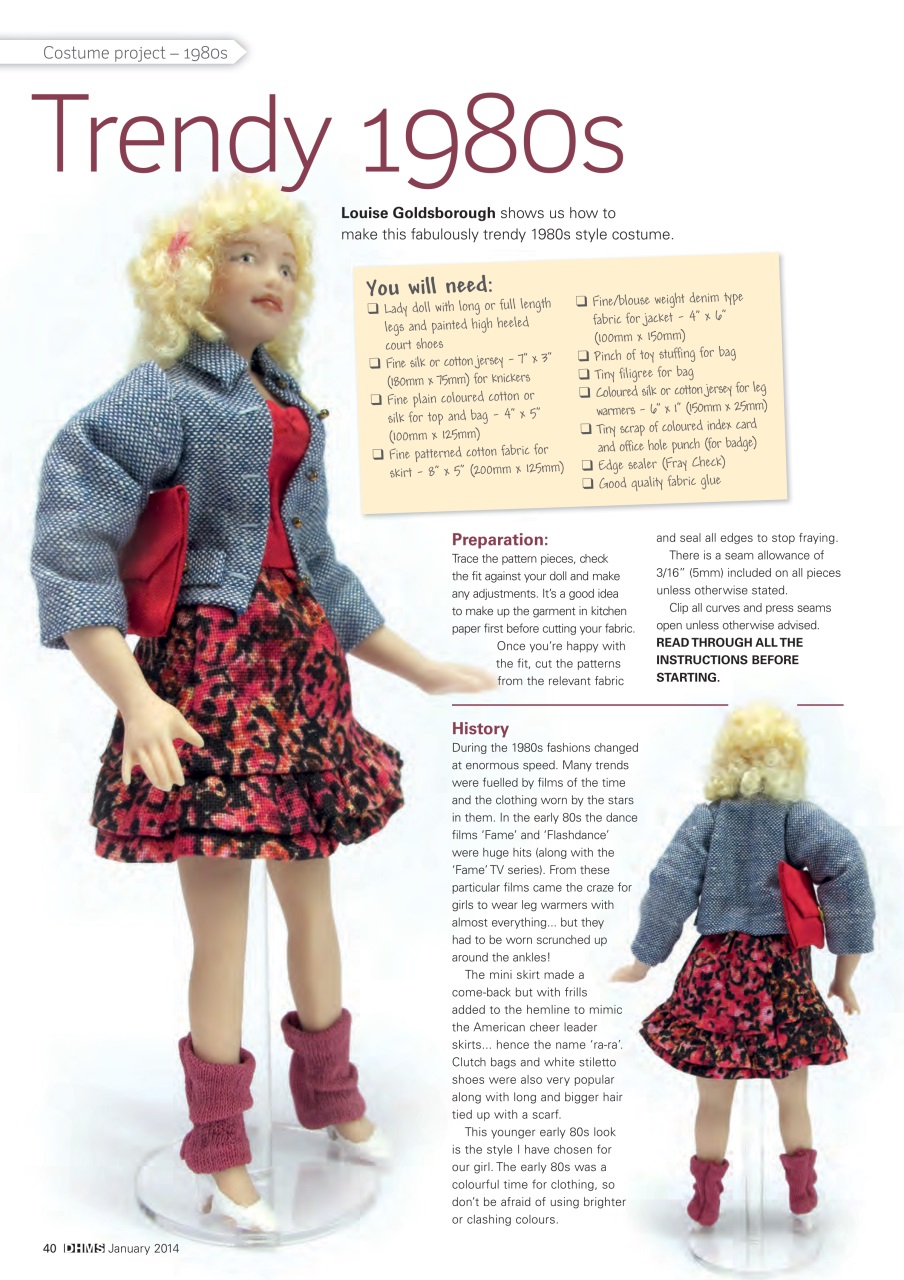 Dolls House and Miniature Scene Preview Pages