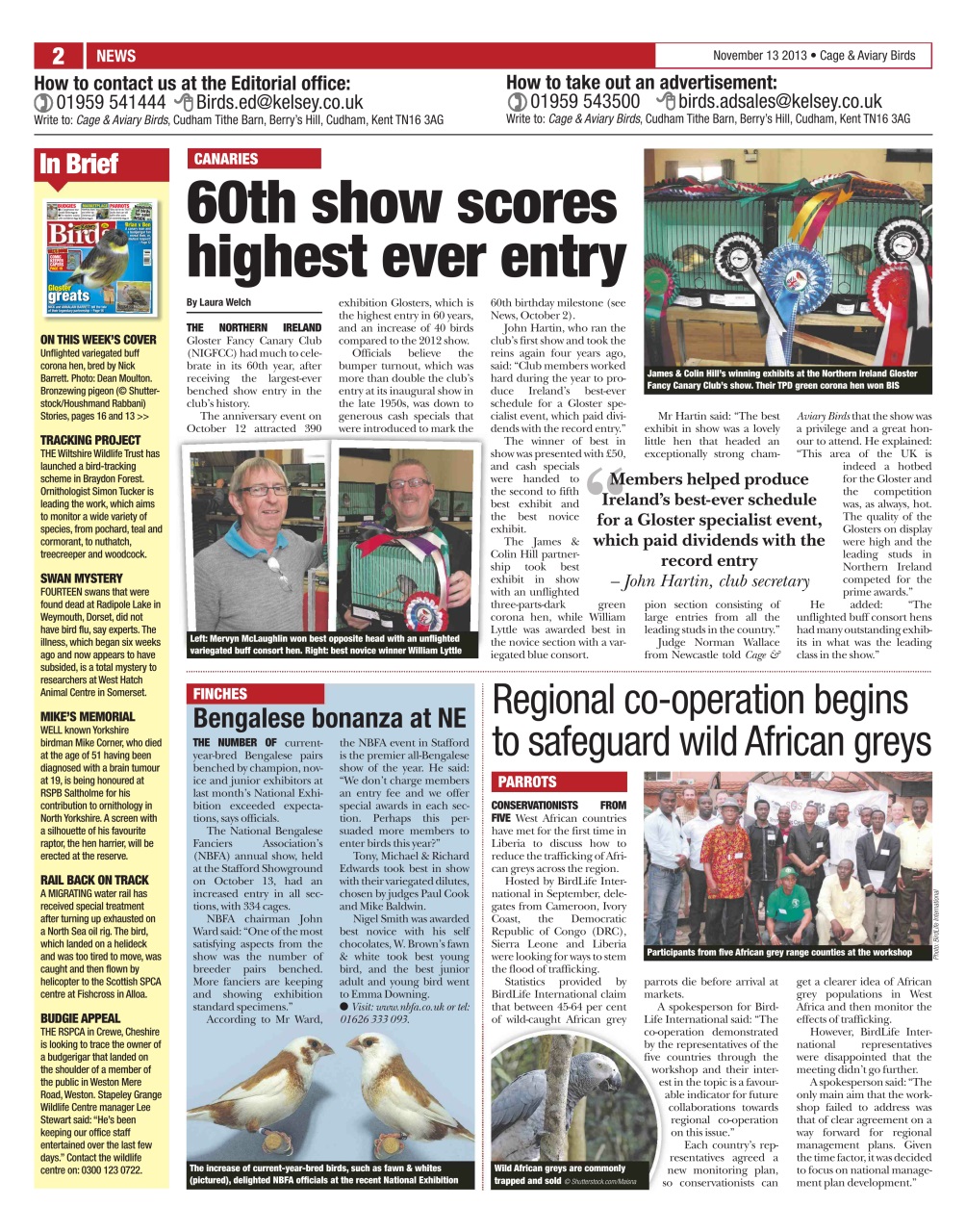 Cage & Aviary Birds Preview Pages