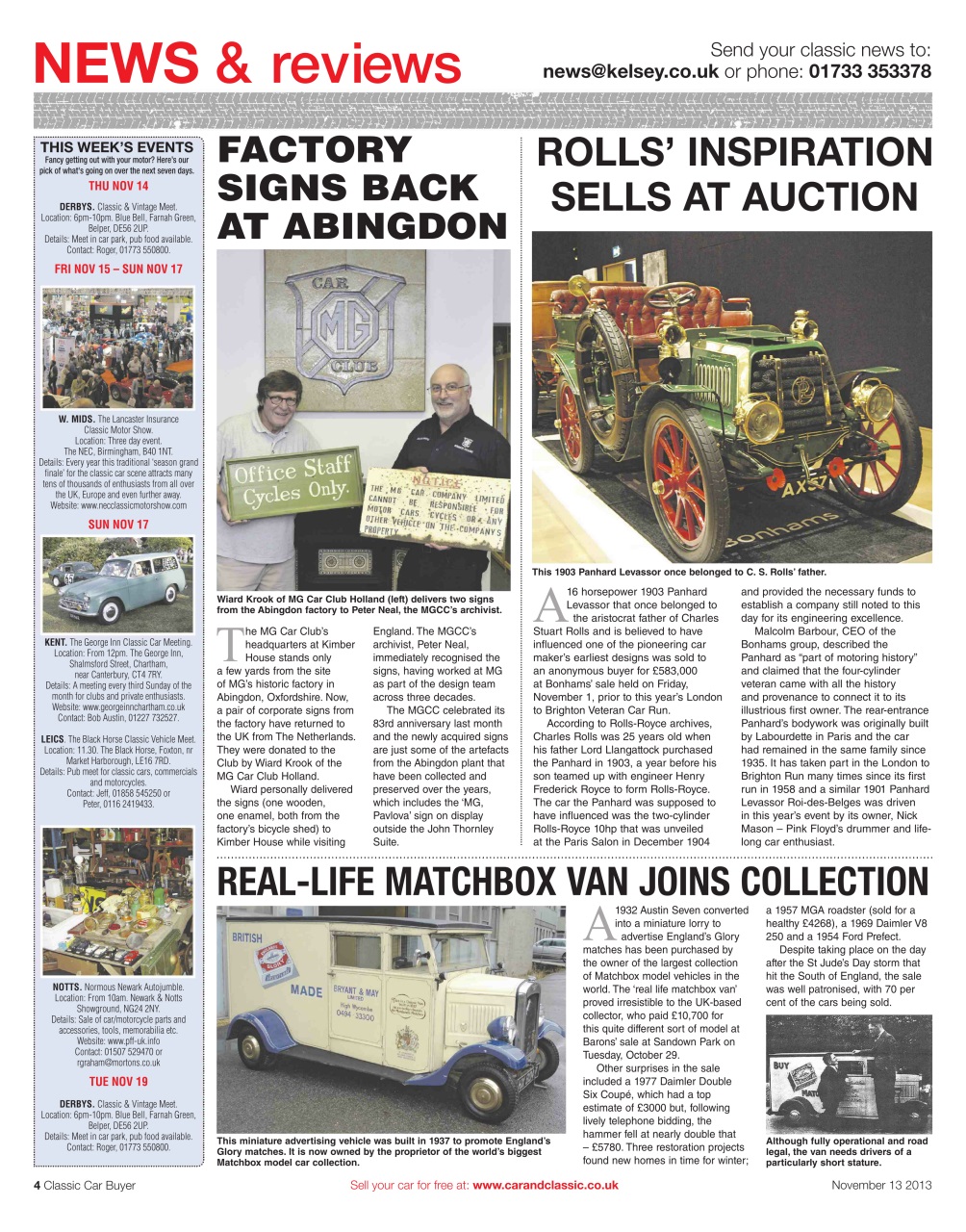 Classic Car Buyer Preview Pages