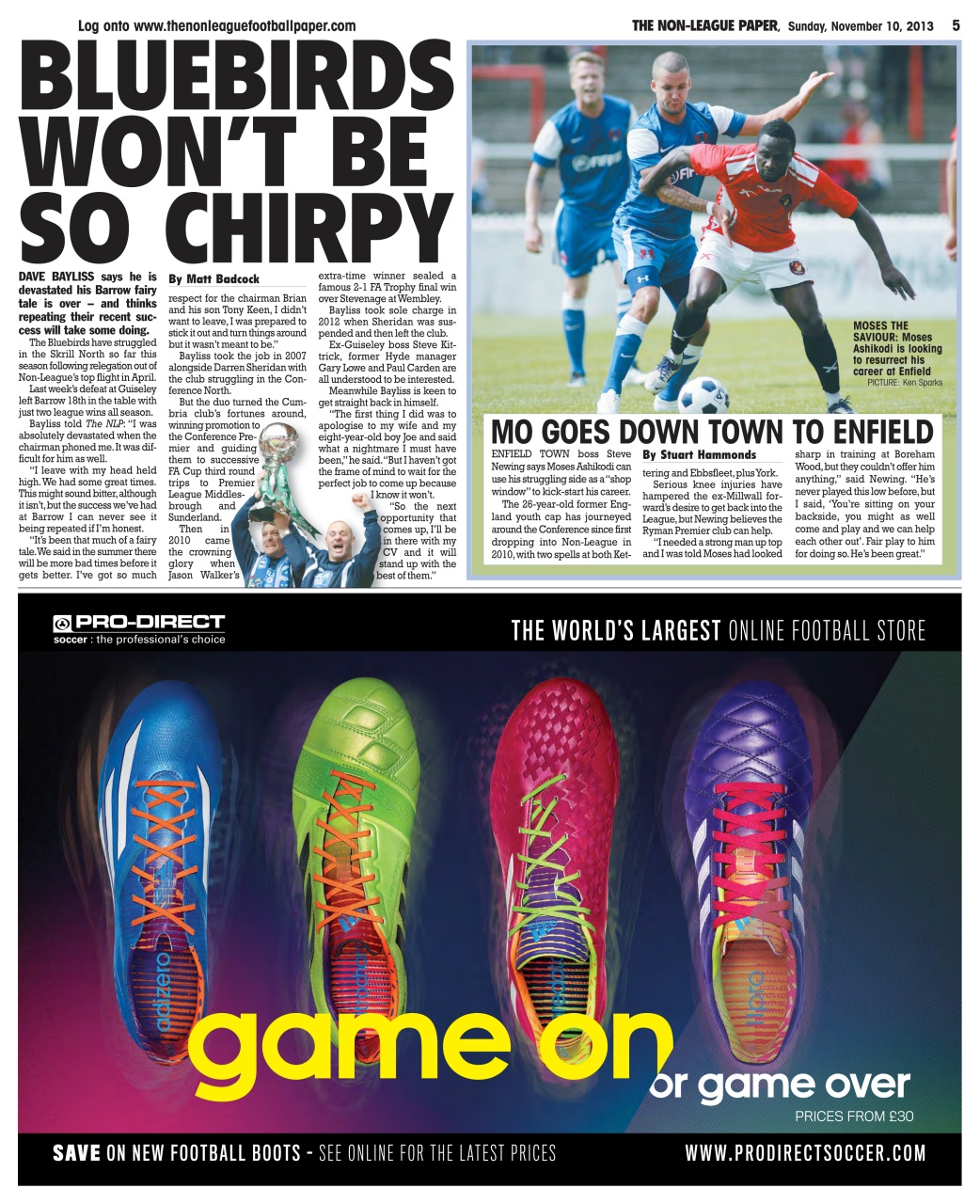 The Non-League Football Paper Preview Pages