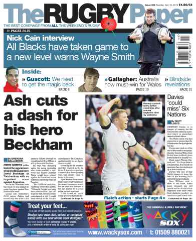 The Rugby Paper issue 10th November 2013