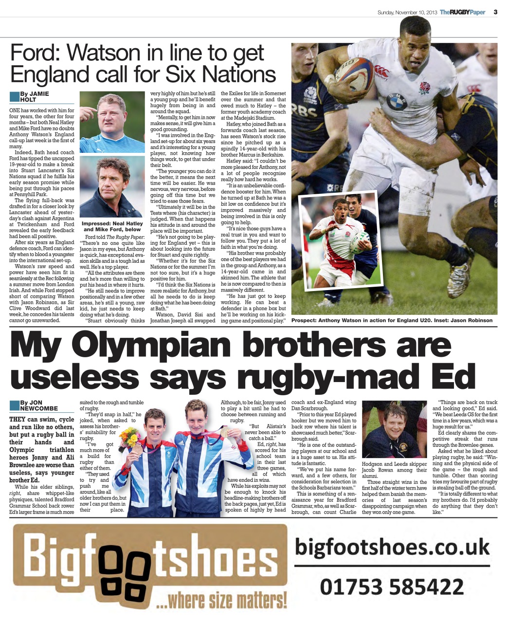 The Rugby Paper Preview Pages