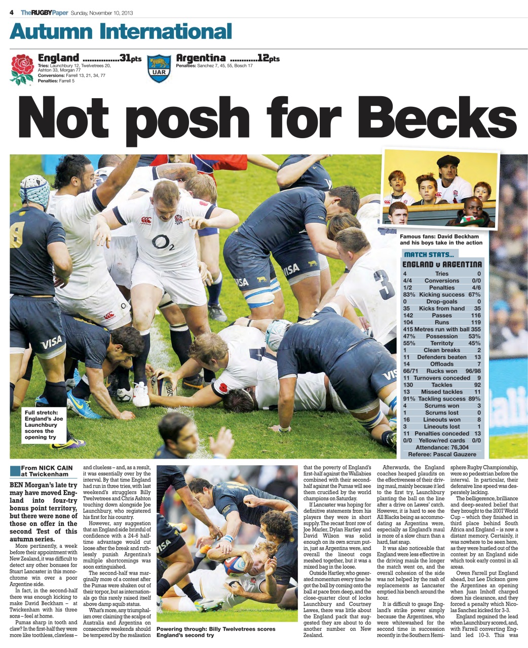 The Rugby Paper Preview Pages