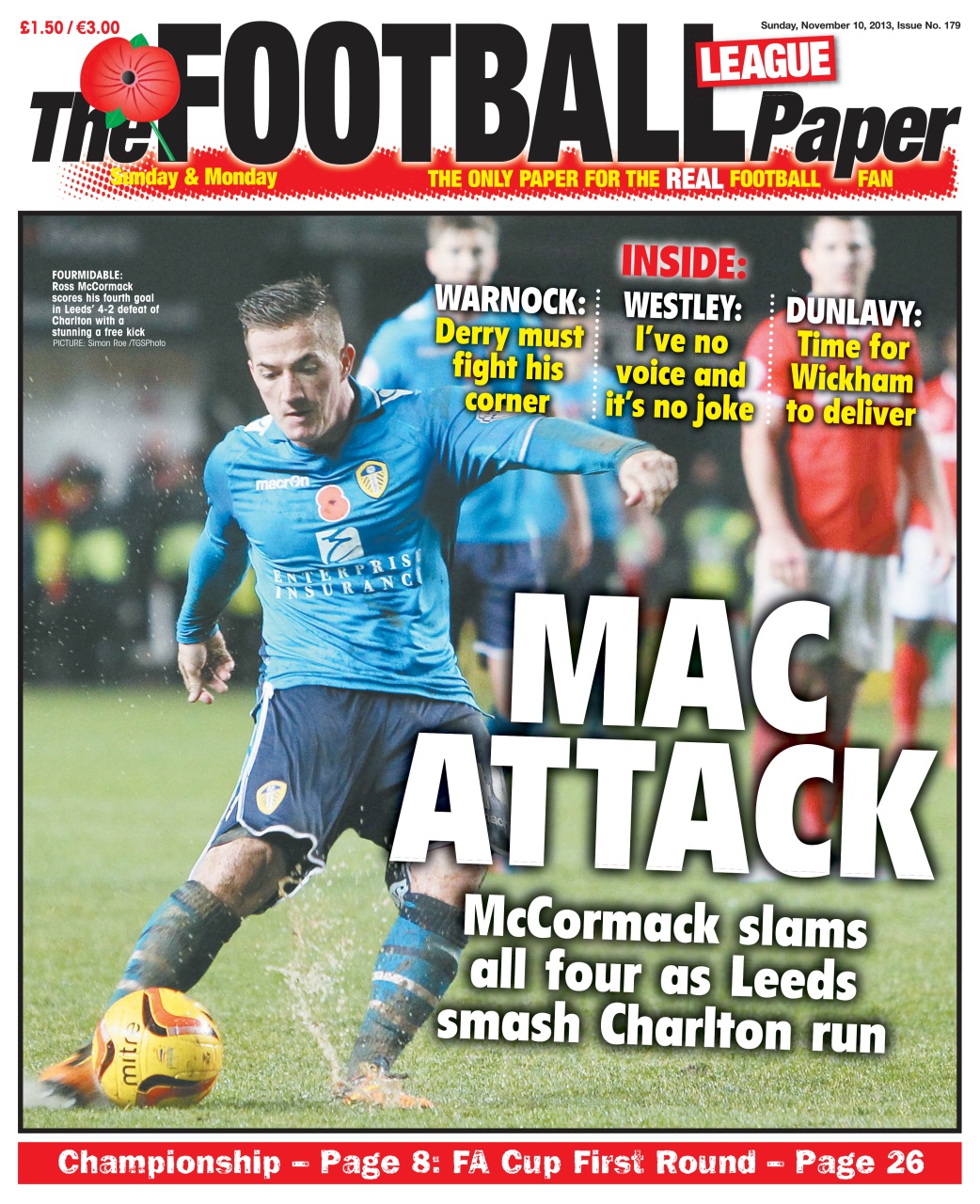 The Football League Paper Preview Pages