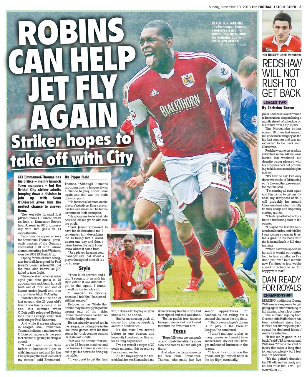 The Football League Paper Preview Pages