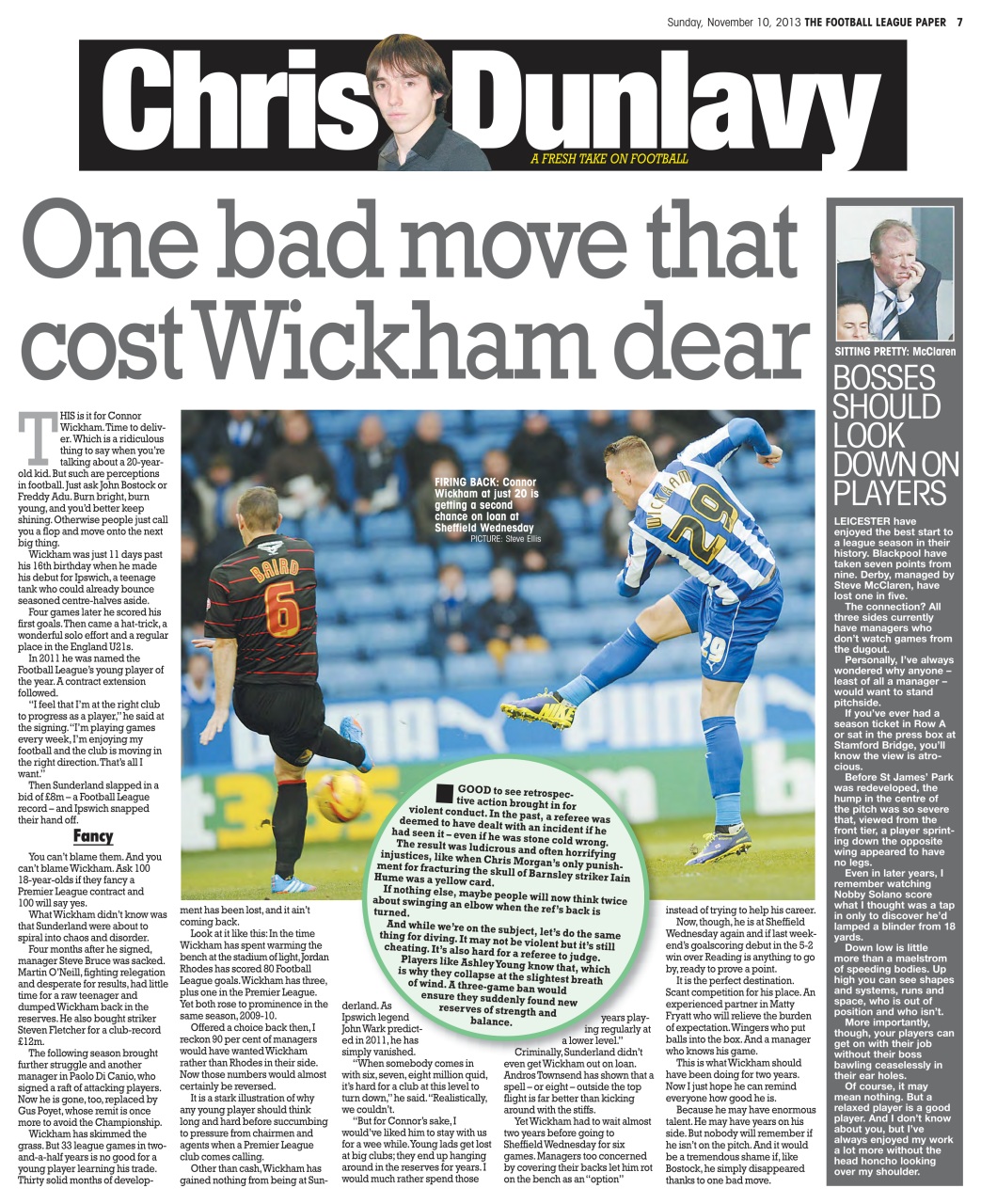 The Football League Paper Preview Pages