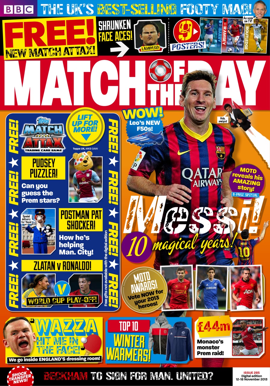 Match of the Day Preview Pages
