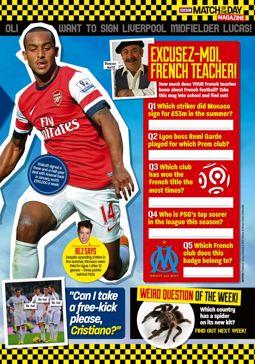 Match of the Day Preview Pages