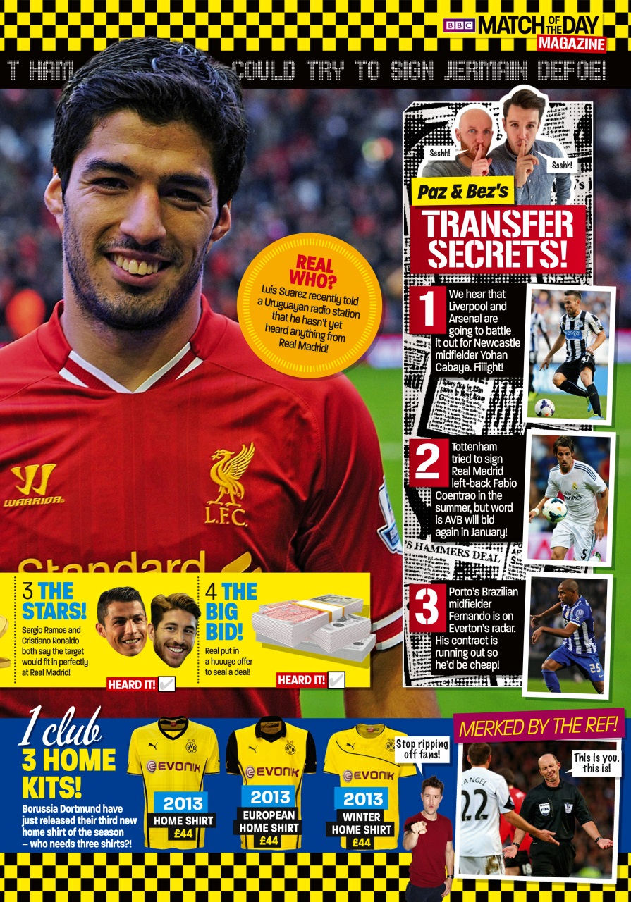 Match of the Day Preview Pages