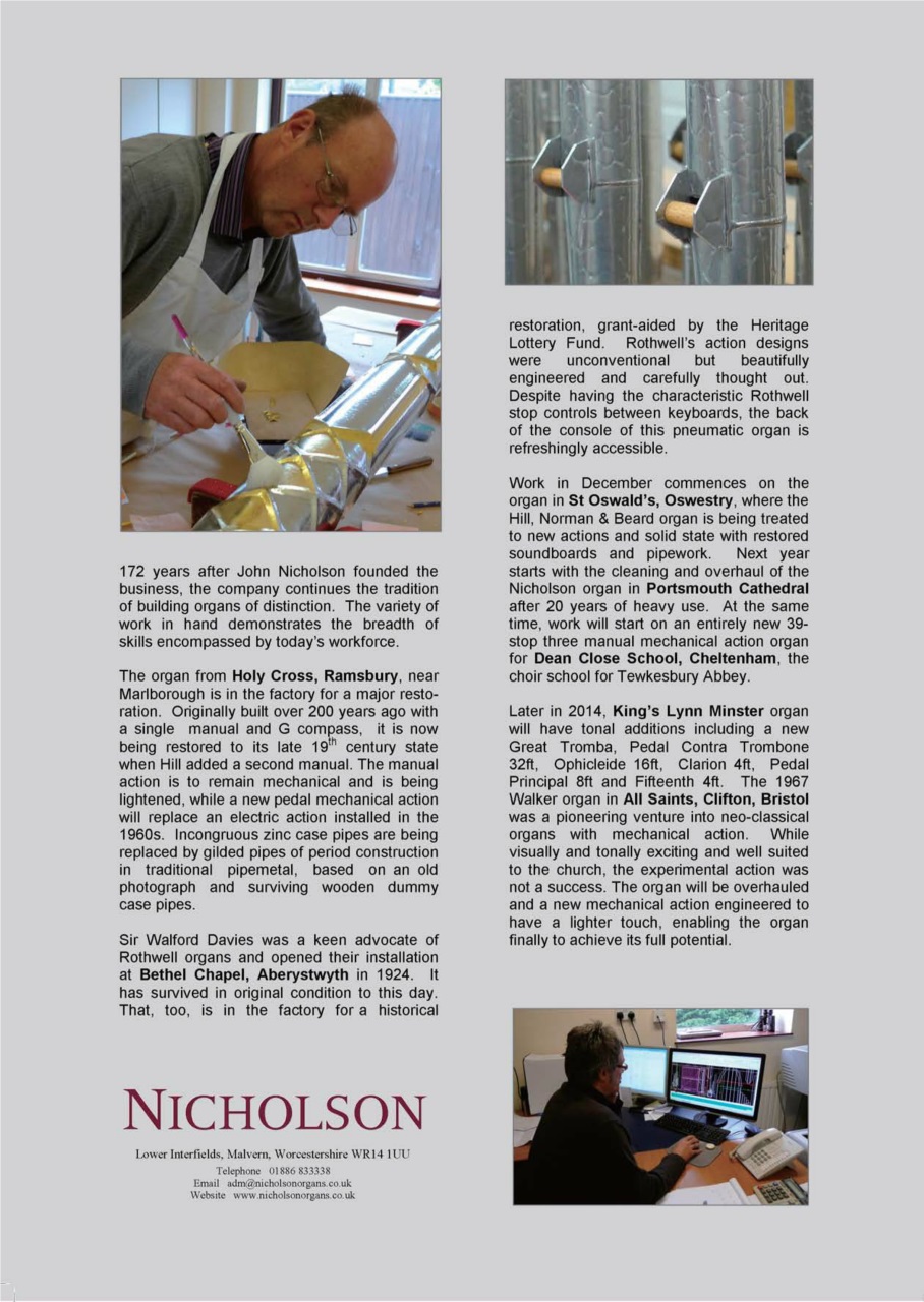 Organists' Review Preview Pages