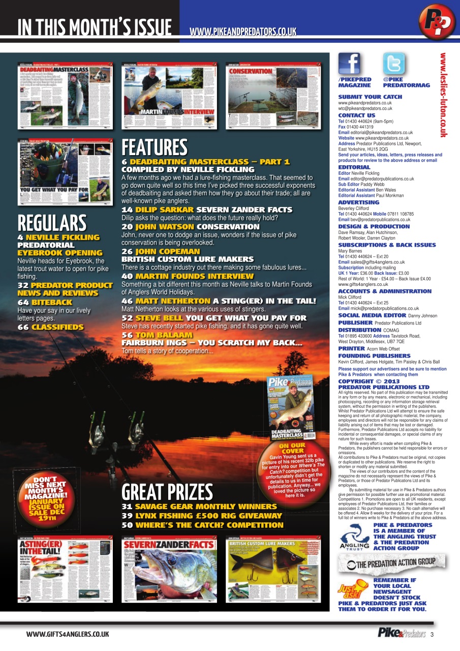 Pike & Predators Preview Pages