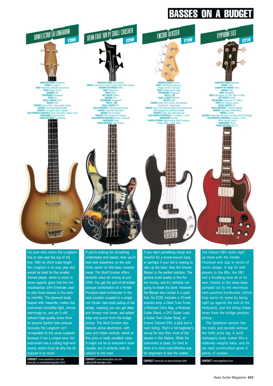 Bass Player UK Preview Pages