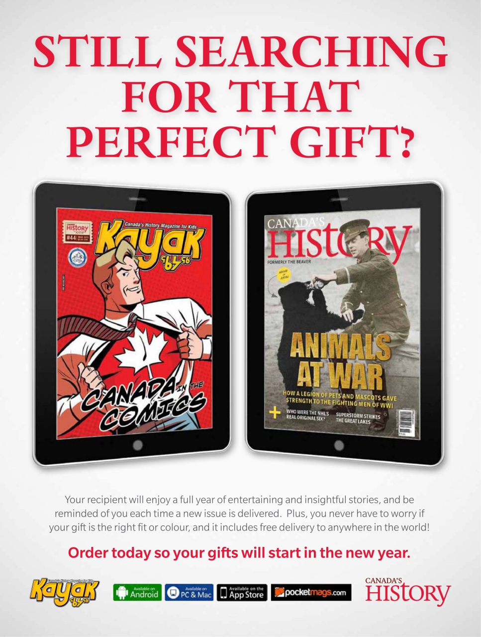 Canada's History Preview Pages