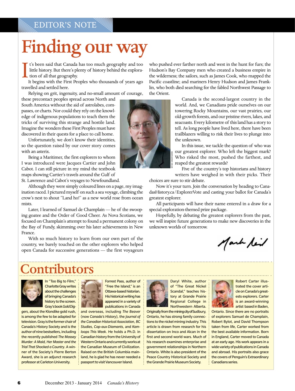 Canada's History Preview Pages