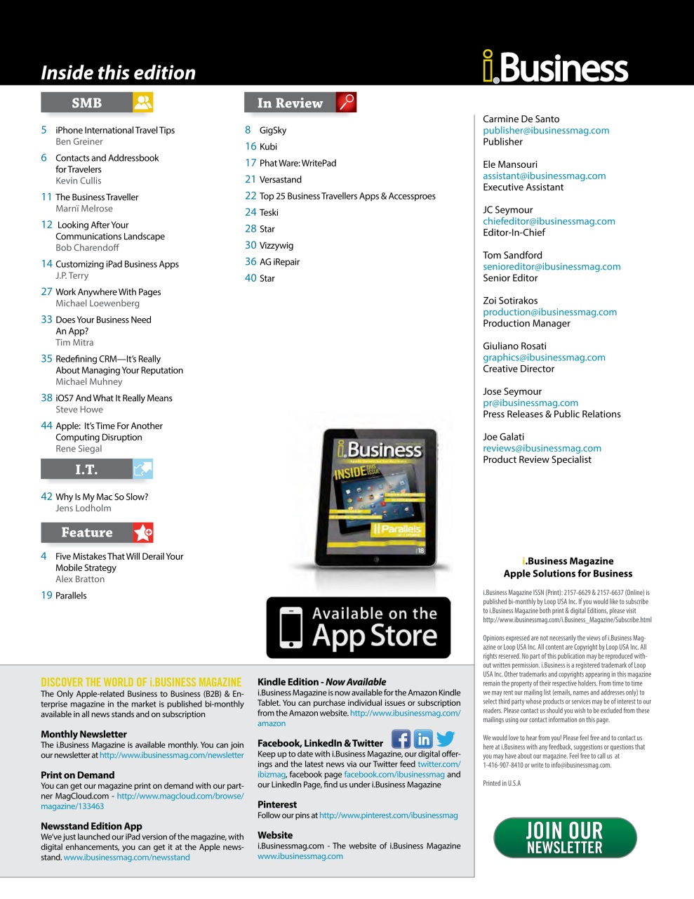 I.Business Preview Pages