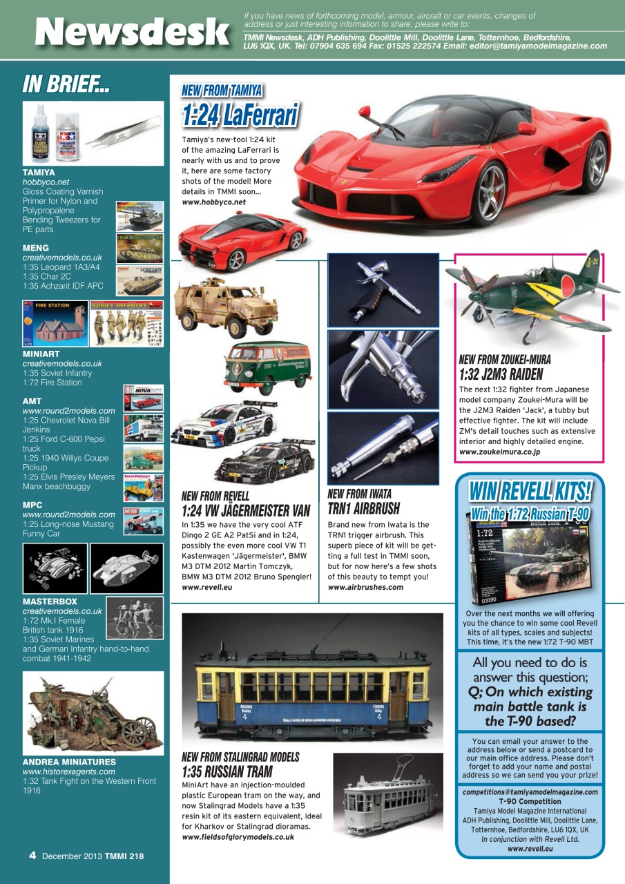 Tamiya Model Magazine Preview Pages
