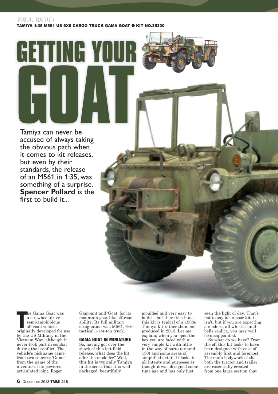Tamiya Model Magazine Preview Pages