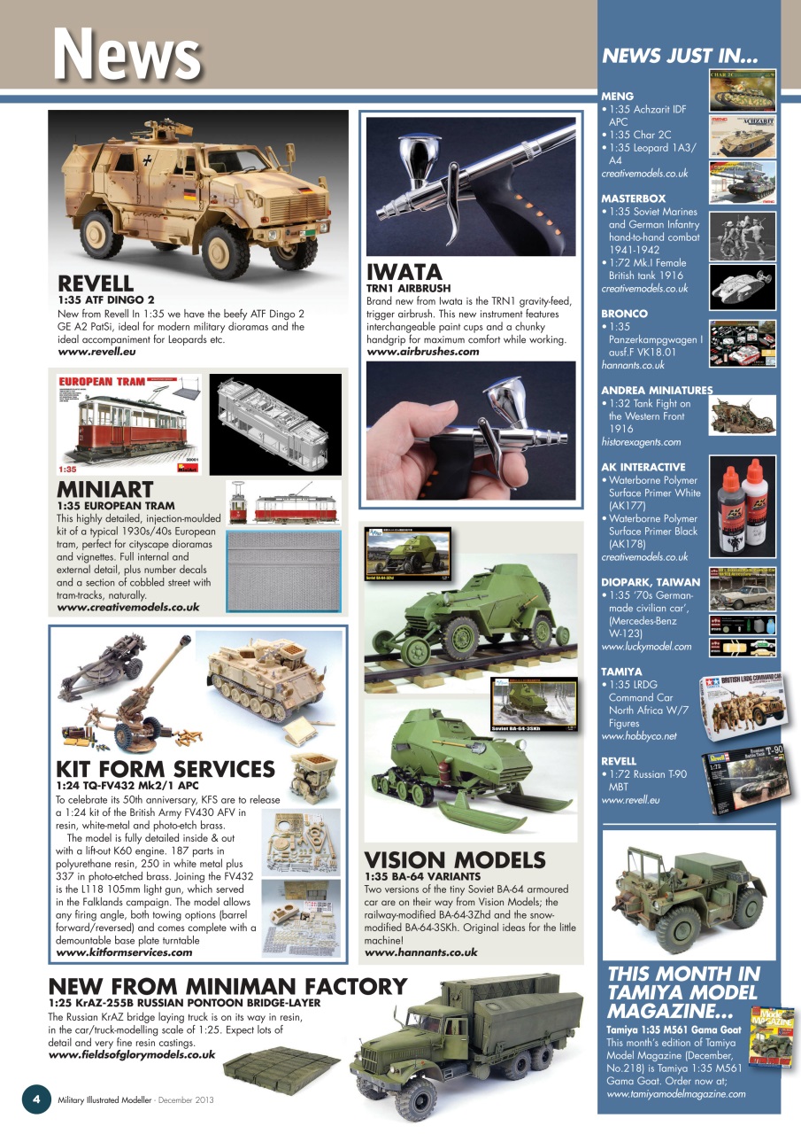 MIM: AFV Edition Preview Pages