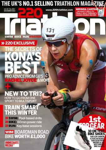 220 Triathlon Magazine issue December 2013