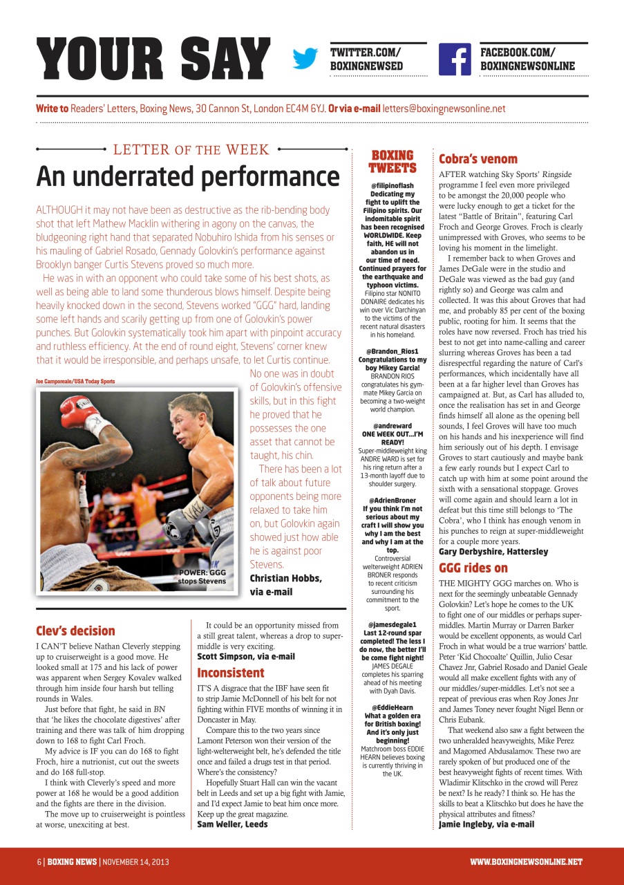 Boxing News Preview Pages