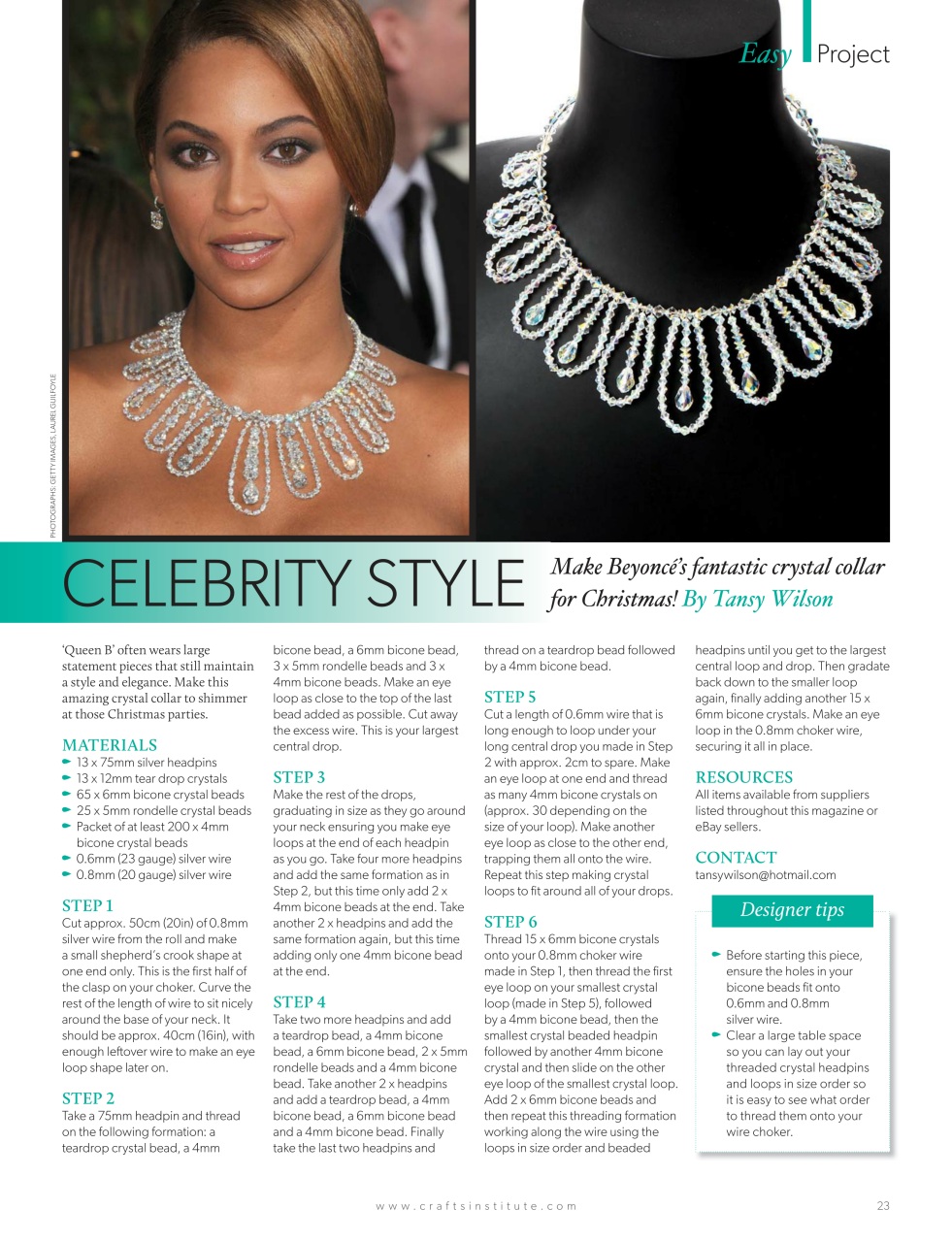 Making Jewellery Preview Pages